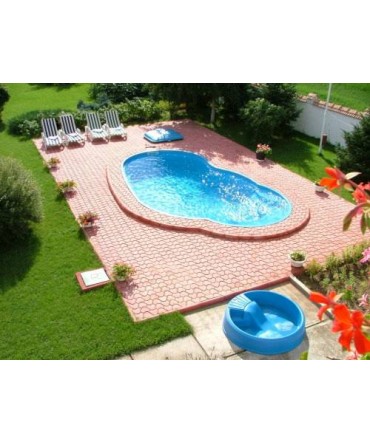 Piscina ingropata din fibra de sticla model LAGUNA | EU