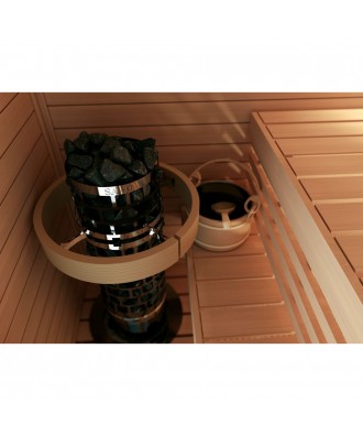 Soba sauna Aries rotunda 6kW-9kW unitate comanda incorporata | Sawo