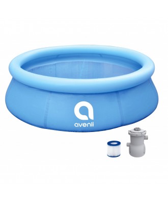 Piscina cu margine gonflabila si cu filtrare 240cm х 63cm | Avenli