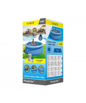 Piscina cu margine gonflabila si cu filtrare 240cm х 63cm | Avenli
