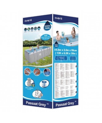 Piscina prefabricata cu filtrare si cu scara 400cm х 200cm x 99cm | Avenli