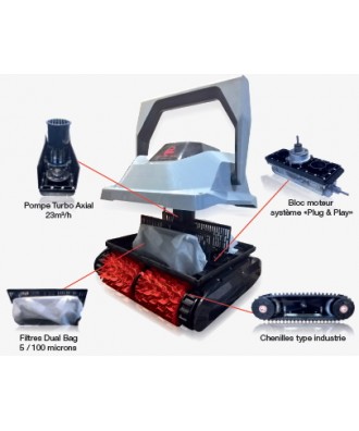 Robot curatare piscina model Crocodile Rock | Hexagone