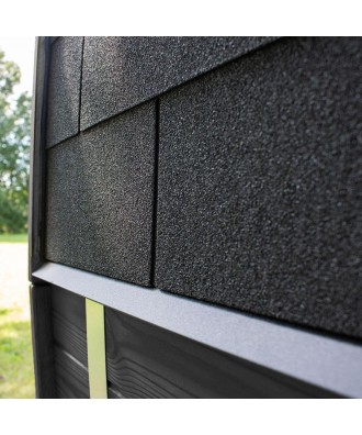 Sauna prefabricata externa Onyxia Black Cube pentru 4 persoane | EU