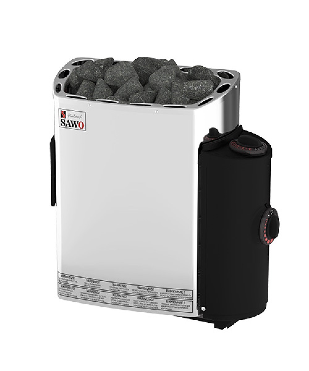 Soba sauna Mini 3kW-3.6kW cu unitate comanda incorporata | Sawo