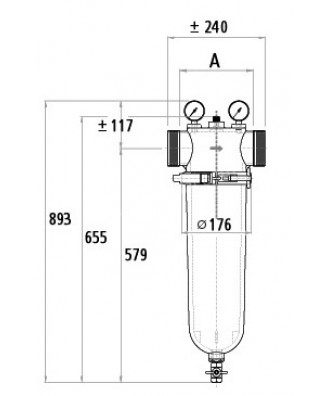 Filtru centrifugal pentru apa Cintropur NW 500 | EU
