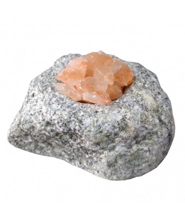 Piatra arome sauna cu 1 orificiu si sare de Himalaya |  Spa Supplies