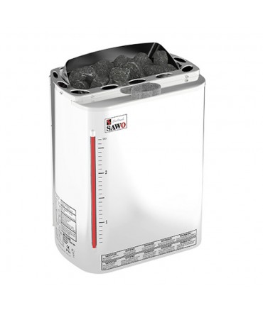 Soba sauna Mini Combi 3kW-3.6kW cu unitate comanda separata si generator aburi integrat | Sawo