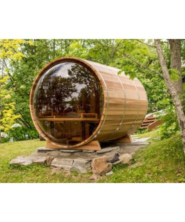 Sauna finlandeza tip Butoi pentru 4 persoane model Panorama| Passion Spas