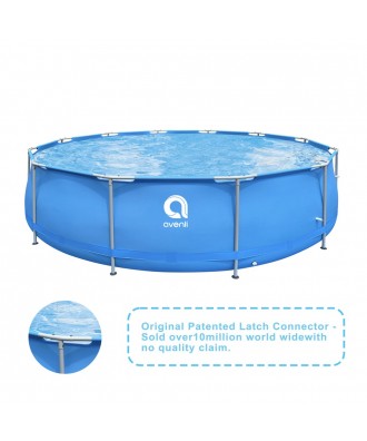 Piscina prefabricata cu filtrare, scara, acoperire si suport sol 450cm h122 cm | Avenli