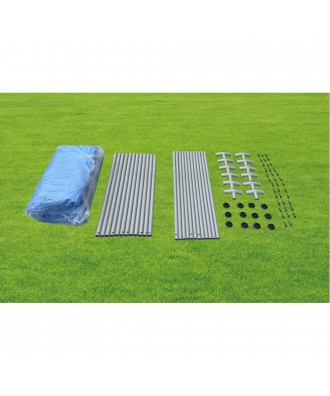 Piscina prefabricata cu filtrare, scara, acoperire si suport sol 450cm h122 cm | Avenli
