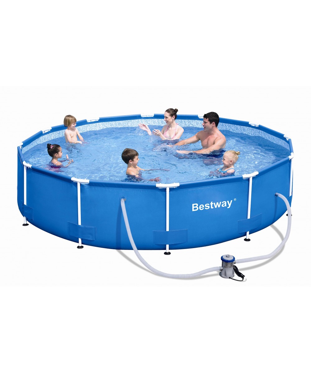 Piscina constructie metalica d3.96m H-0.84m Steel Pro Frame | Bestway