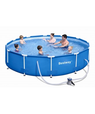 Piscina constructie metalica d3.96m H-0.84m Steel Pro Frame | Bestway