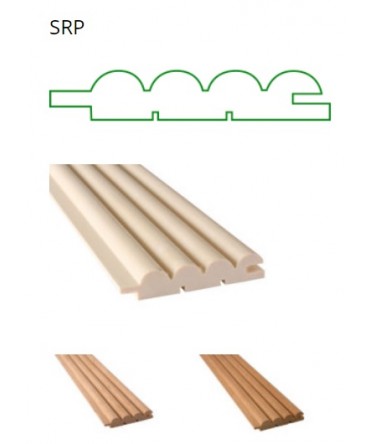 Panou termo aspen pentru constructie sauna 2.10m 15mm х 82mm | EU