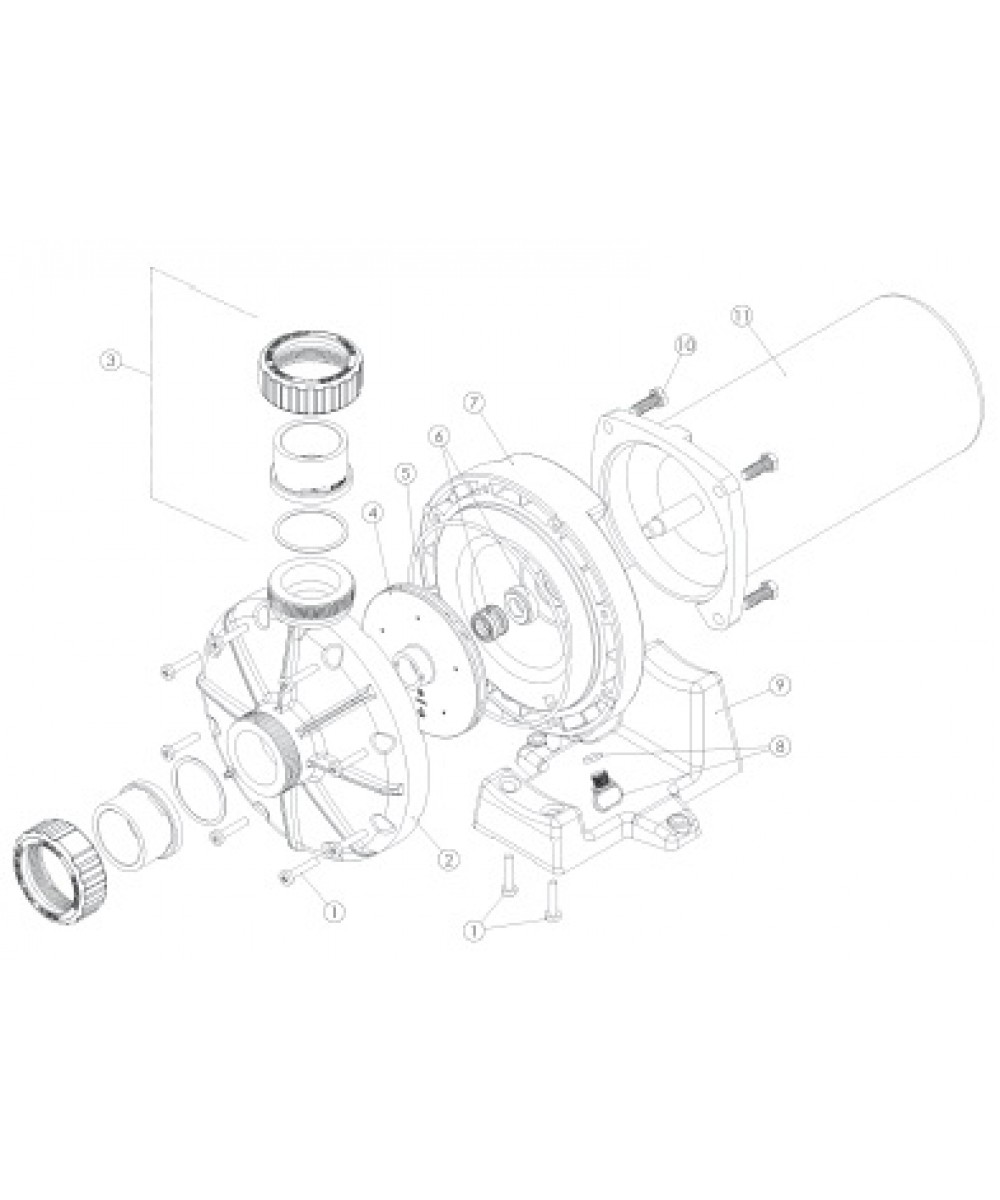Piese schimb pompa model Booster Pump | Hayward