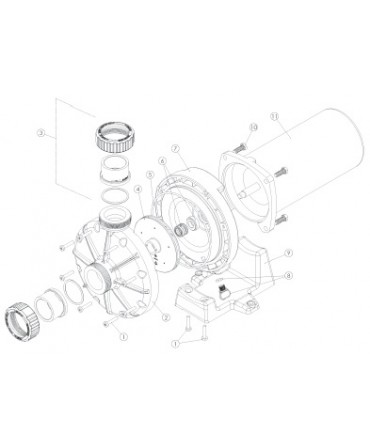 Piese schimb pompa model Booster Pump | Hayward