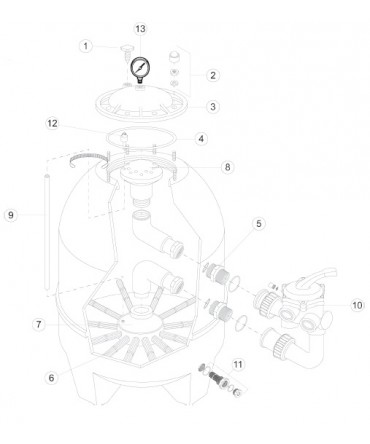 Piese schimb filtru Polyester | Hayward