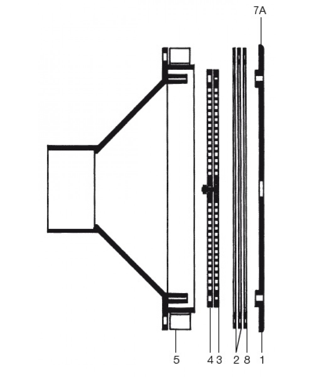 Piese de schimb duza intrare pardoseala model 3302-3303 | Hayward
