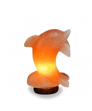 Veioza sare de Himalaya forma delfin | Spa Supplies