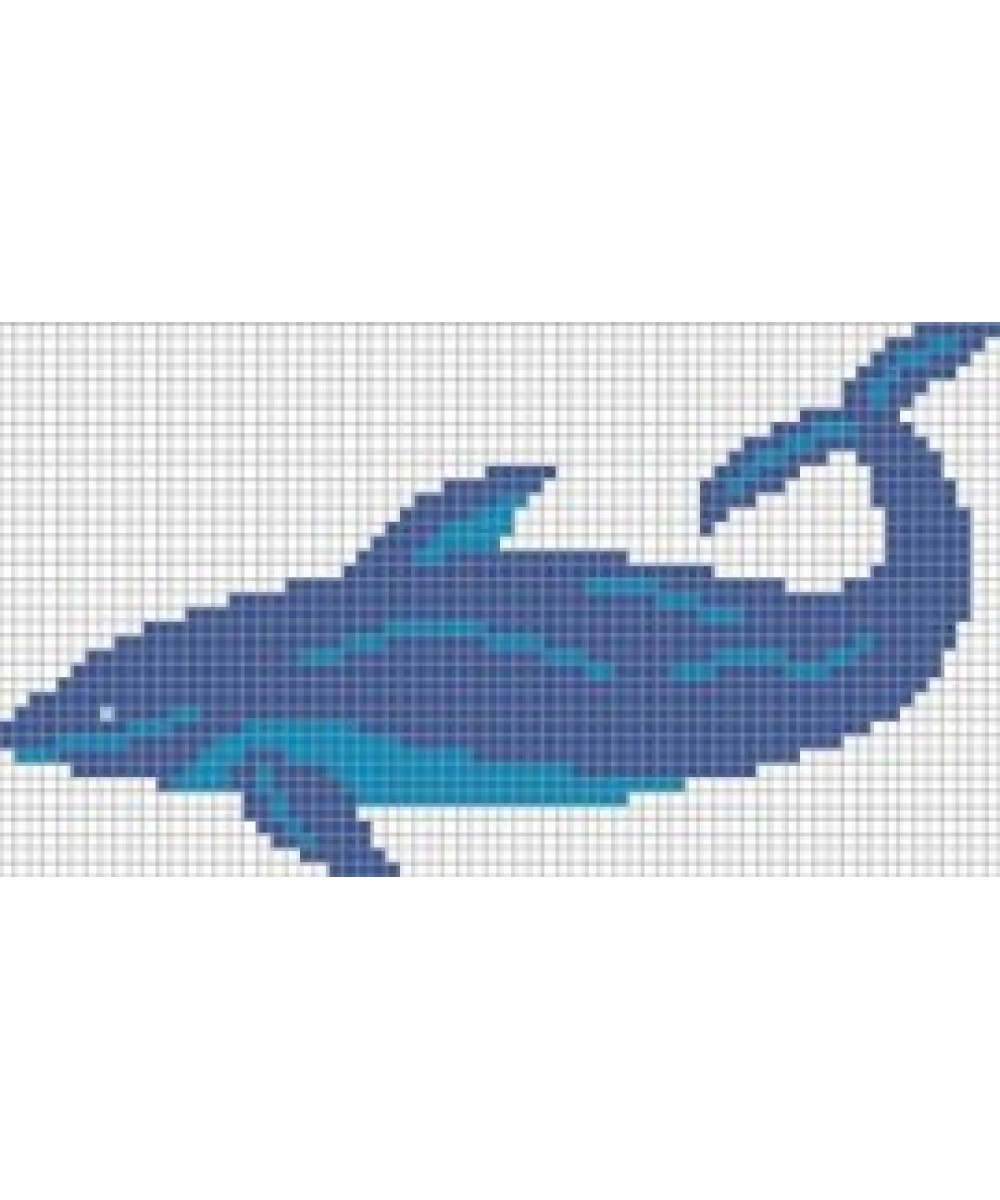 Panou mozaic decorativ Shark nr.3 | Algara Mosaic