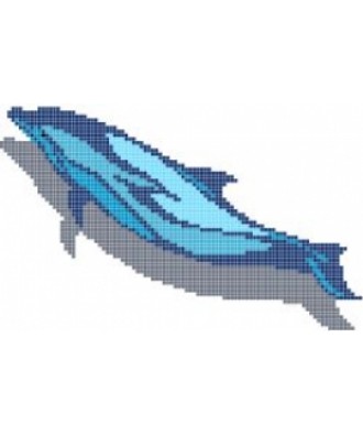Panou mozaic decorativ Dolphin nr.2 | Algara Mosaic