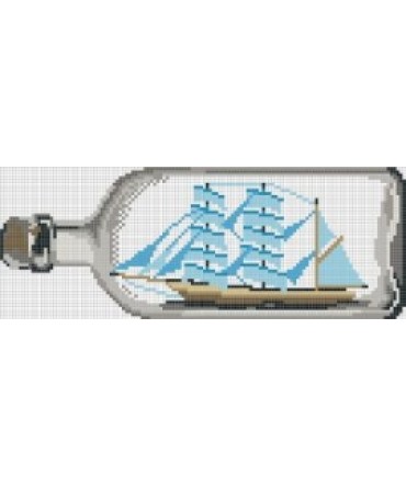 Panou mozaic decorativ Ship | Algara Mosaic