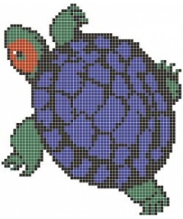 Panou mozaic decorativTurtle nr.3 | Algara Mosaic
