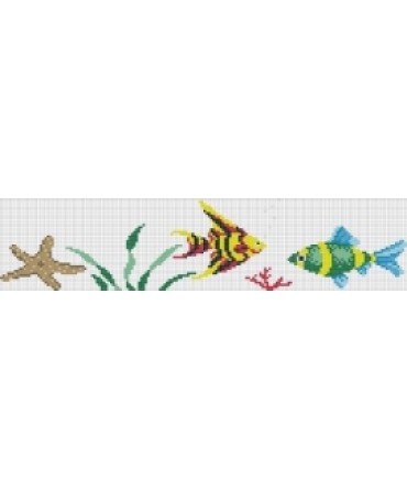 Panou mozaic decorativ Seabed nr.1, Algara Mosaic