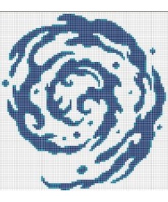 Panou mozaic decorativ Whirlwind | Algara Mosaic