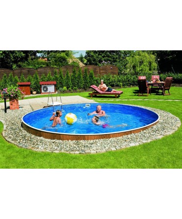 Piscina supraterana rotunda Azuro dimensiuni d460 H-120cm | EU