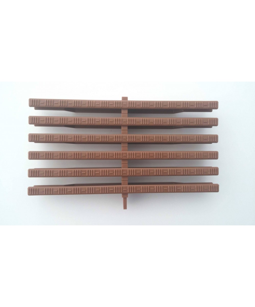 Gratar pentru piscina cu revarsare flexibil maro deschis 242mm | Pool Supplies