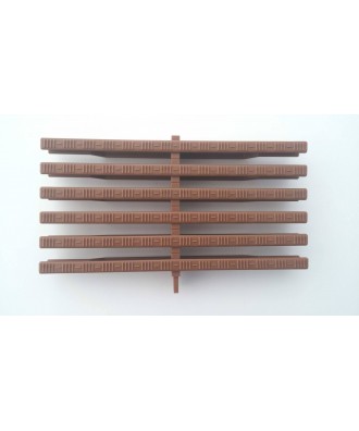 Gratar pentru piscina cu revarsare flexibil maro deschis 242mm | Pool Supplies