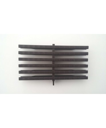 Gratar pentru piscina cu revarsare flexibil maro inchis 242mm | Pool Supplies