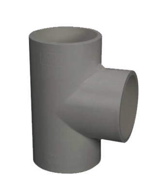 Teu PVC 90°