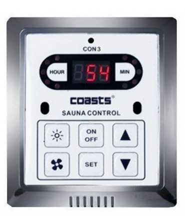 Tablou pentru control extern soba sauna model CON3 | Spa Supplies