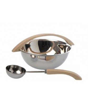 Galeata metalica Luxury cu polonic otel inoxidabil | Spa Supplies
