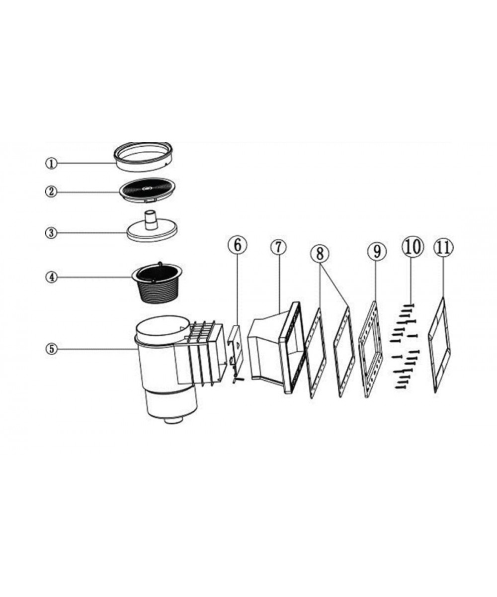 Cos cu maner skimmer ЕМ0010 si ЕМ0020 | Emaux