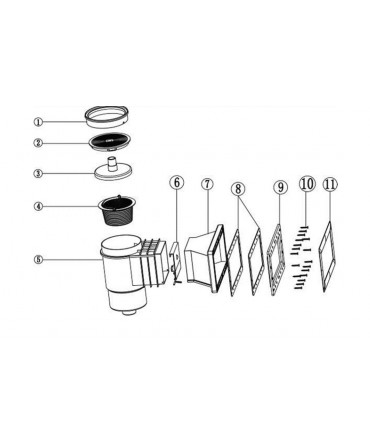 Capac skimmer ЕМ0010 si ЕМ0020 | Emaux