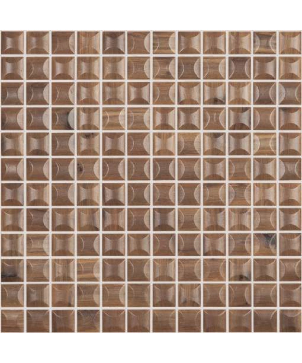 Placa ceramica reliefata seria Woods EDNA WOOD NOGAL | Vidrepur