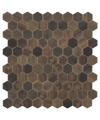 Mozaic mix tip fagure reliefat seria Woods ROYAL DARK | Vidrepur