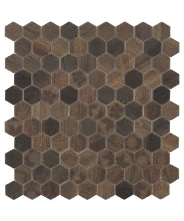 Mozaic mix tip fagure reliefat seria Woods ROYAL DARK | Vidrepur