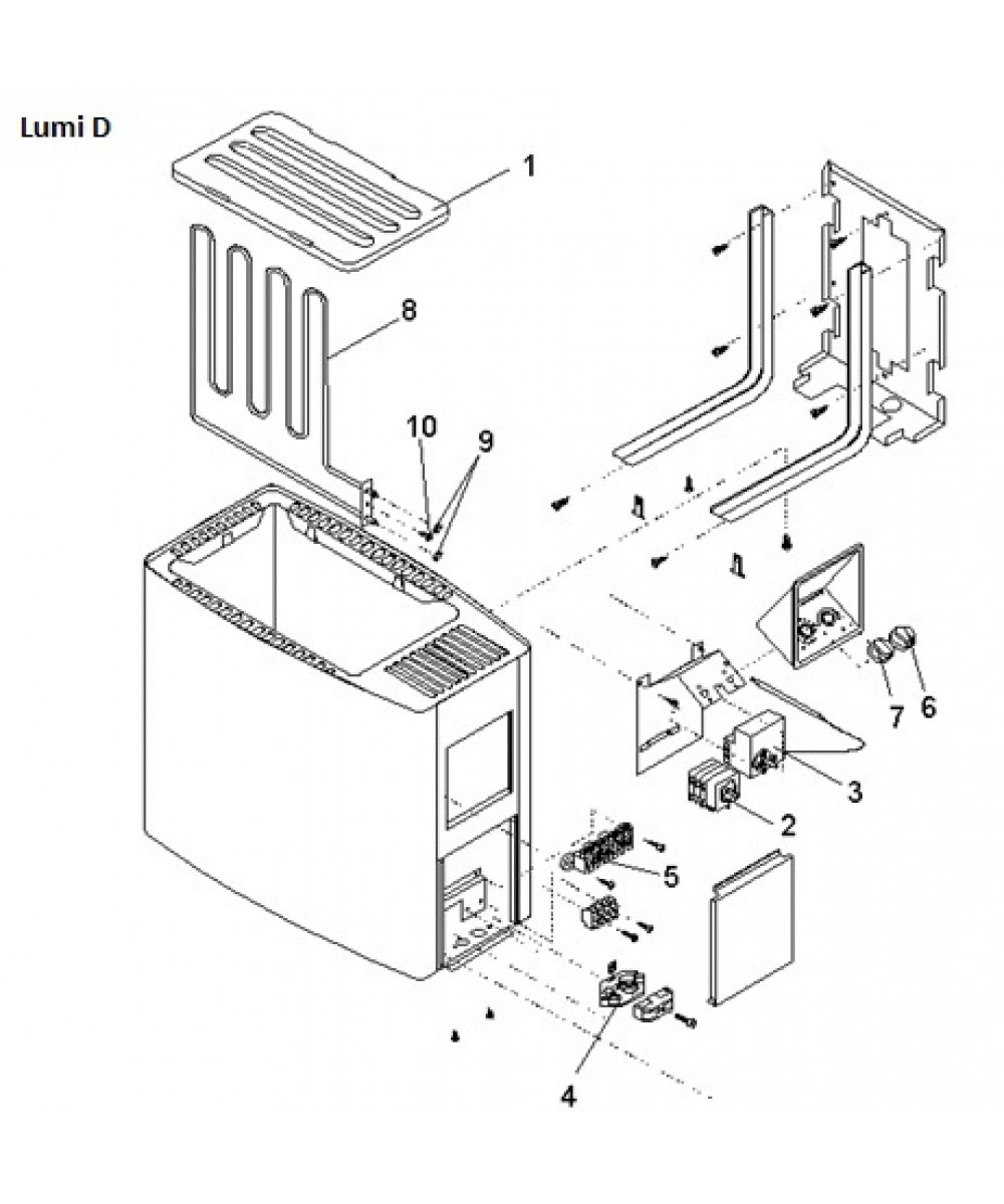 Piese schimb soba sauna LUMI D | Helo