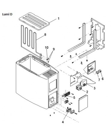 Piese schimb soba sauna LUMI D | Helo
