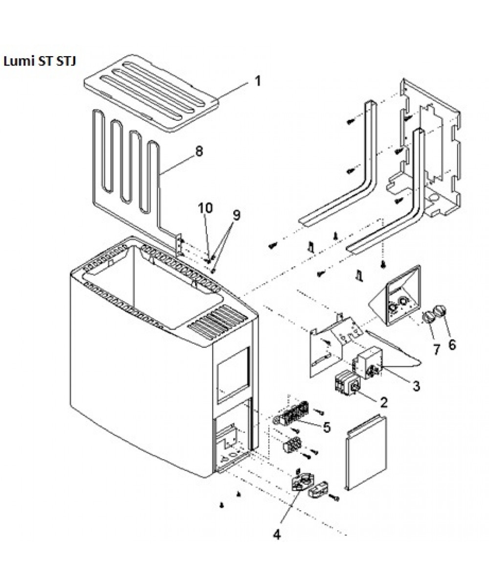 Piese schimb soba sauna LUMI HotCover ST STJ | Helo